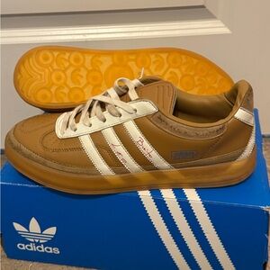 Adidas Gazelle Messi Bad Bunny x Men's Brown and White Sneakers
